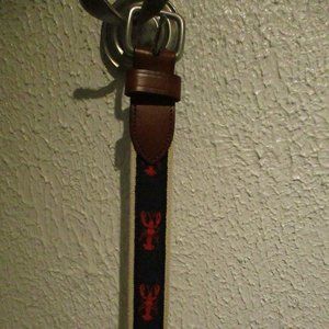 J. Crew belt size 34 barely worn lobsters